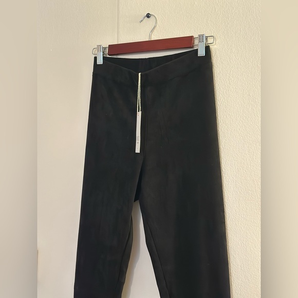 💜Vici Collection💜Hudson High Rise Faux Suede Leggings-Black - Picture 6 of 12